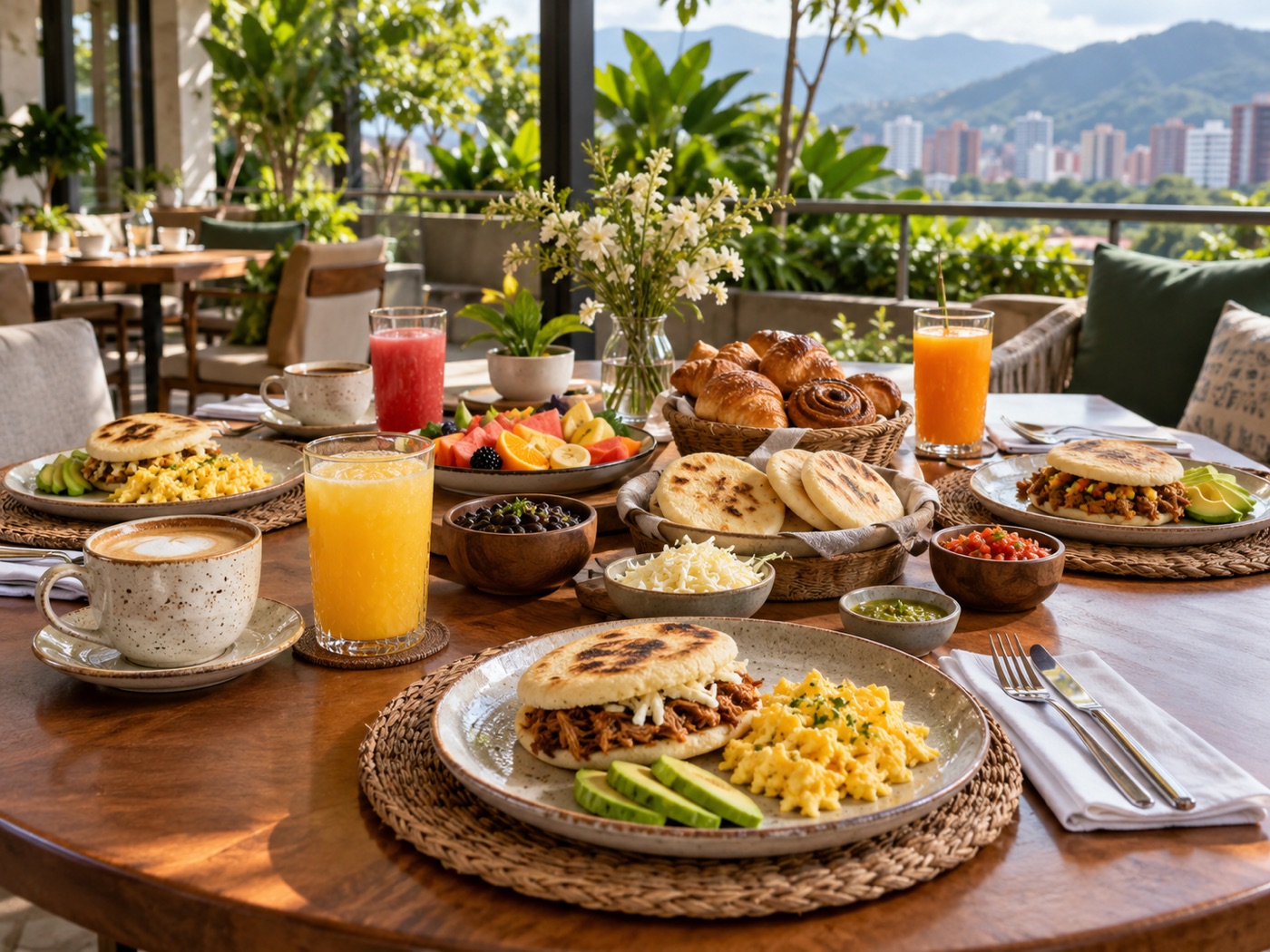 Brunch de celebración para cuatro en Caracas