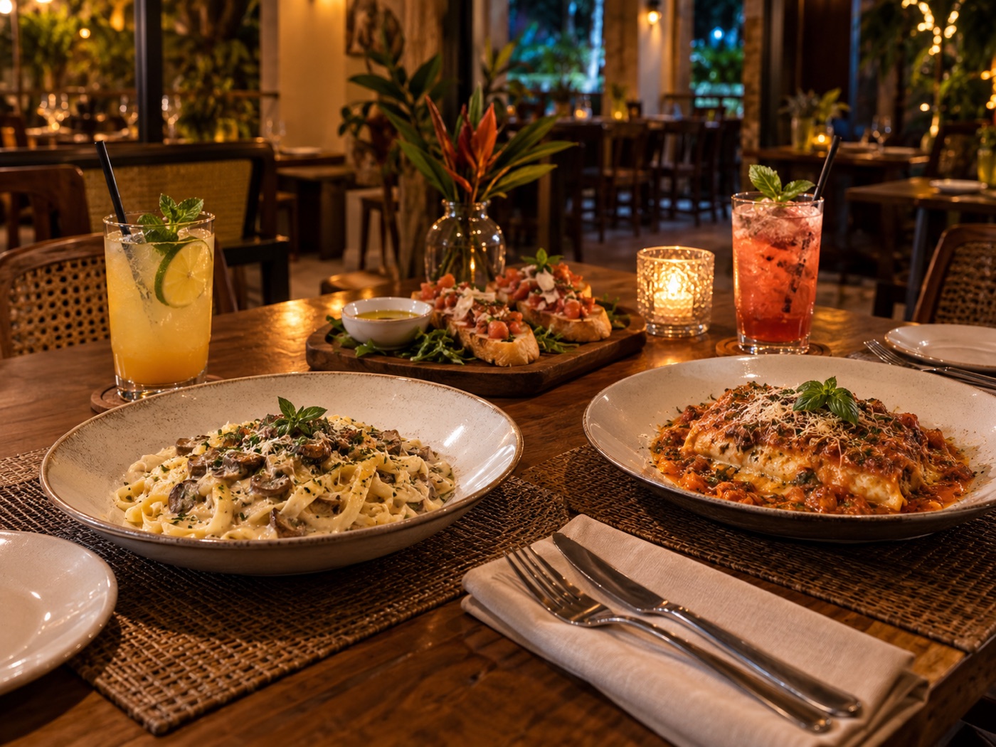 Cena italiana para dos en San Fernando de Apure