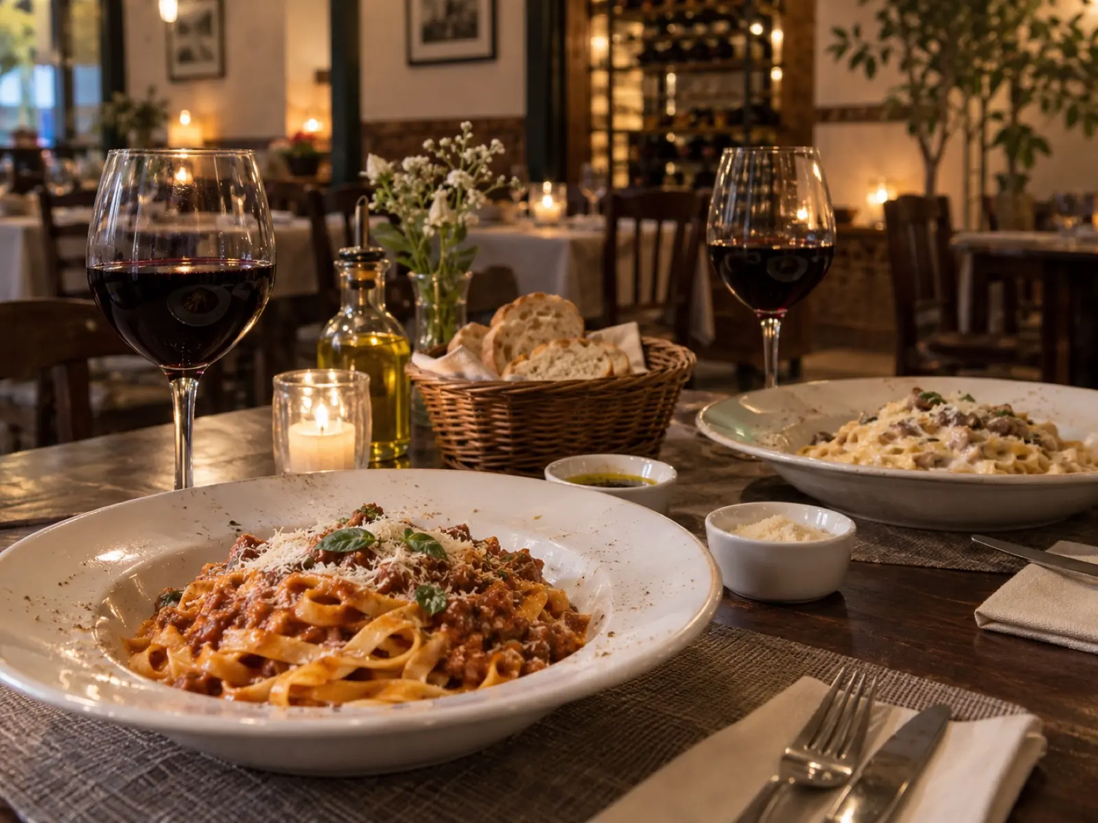 Cena italiana para dos en Barquisimeto